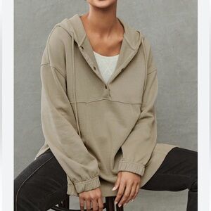 Wrap London Side Snap Hoodie Size